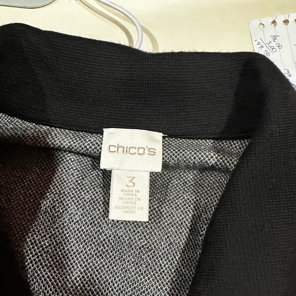 chico’s size 3 sweater dress. animal print or jacket - Picture 14 of 16